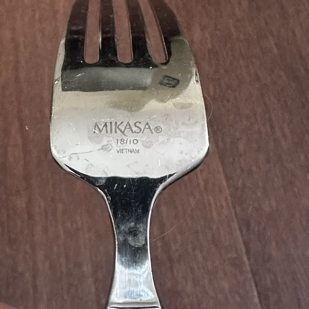Lot of 51 Pcs. MIKASA Rope Flatware Spoons Forks Knives Stainless Rope Bands